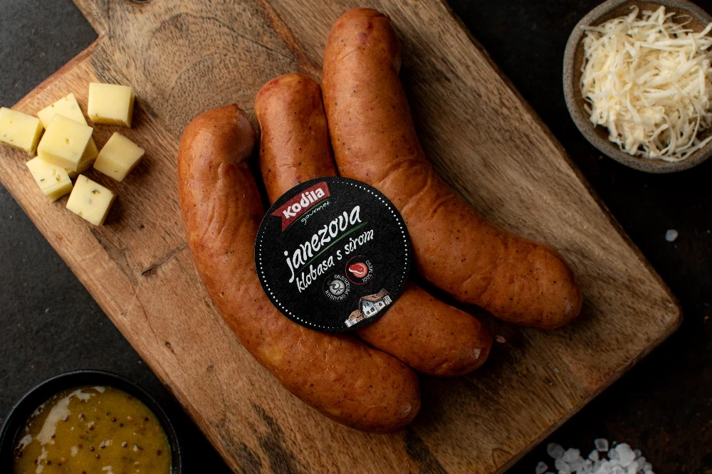 JANEZOVA KLOBASA S SIROM 320g