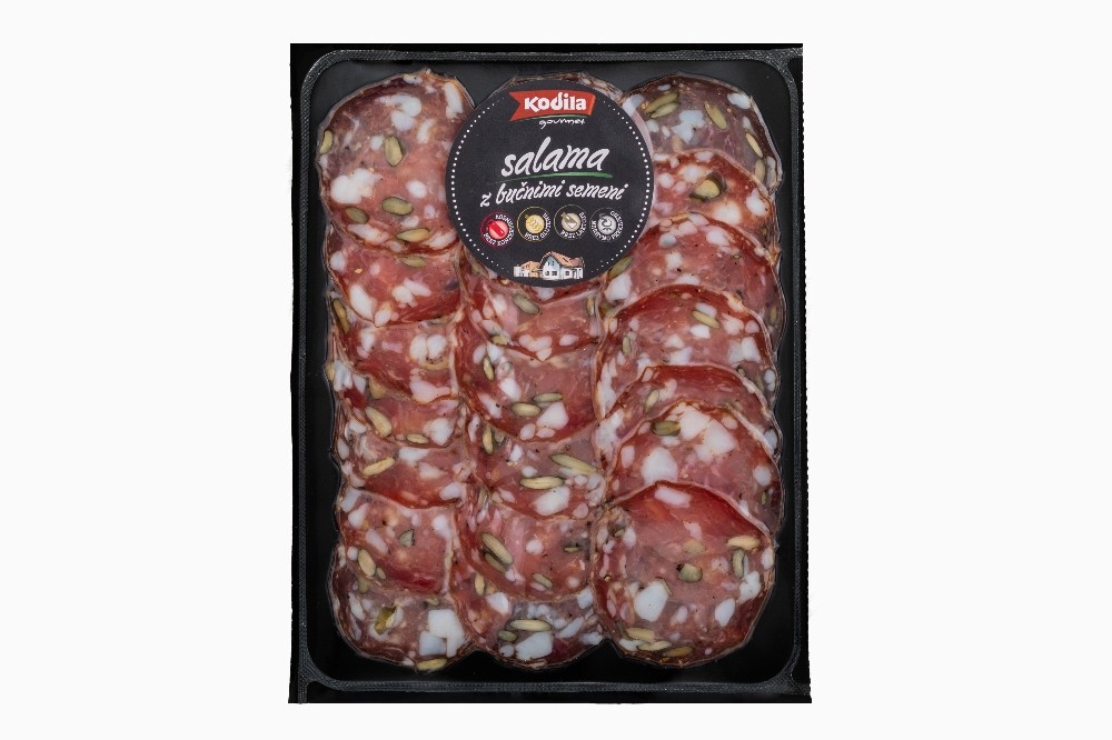 Salama z bučnimi semeni narezek 80 g