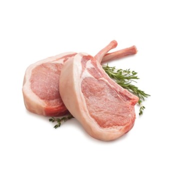 Svinjska krona s kožo steak