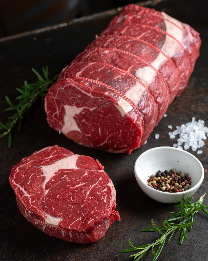 GOVEJI RIB EYE BREZ KOSTI V KOSU – SUHO ZORJEN, zamrznjen