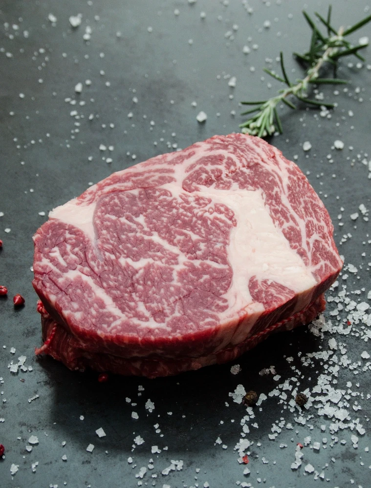 GOVEJI RIB EYE BREZ KOSTI STEAK – SUHO ZORJEN, zamrznjen