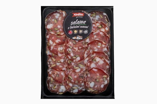 SALAMA Z BUČNIMI SEMENI 80g - narezek